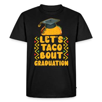 Cérémonie de remise des diplômes Let’s Taco Bout - T-shirt Premium bio Homme - noir - Devant - Nico (187cm)