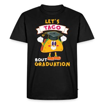 Cérémonie de remise des diplômes Let’s Taco Bout - T-shirt Premium bio Homme - noir - Devant - Nico (187cm)