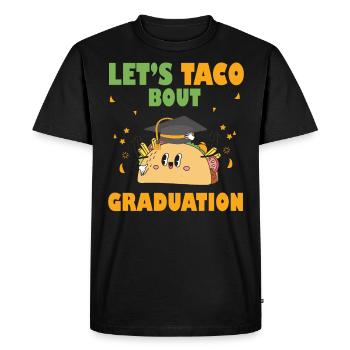 Cérémonie de remise des diplômes Let’s Taco Bout - T-shirt Premium bio Homme - noir - Devant - Nico (187cm)