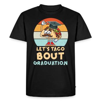 Cérémonie de remise des diplômes Let’s Taco Bout - T-shirt Premium bio Homme - noir - Devant - Nico (187cm)
