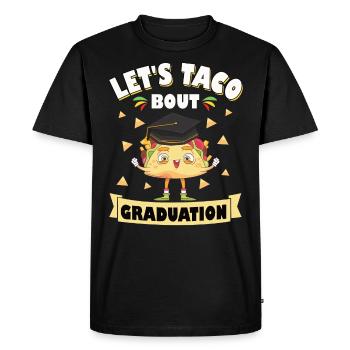 Cérémonie de remise des diplômes Let’s Taco Bout - T-shirt Premium bio Homme - noir - Devant - Nico (187cm)