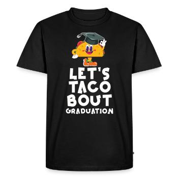Cérémonie de remise des diplômes Let’s Taco Bout - T-shirt Premium bio Homme - noir - Devant - Nico (187cm)