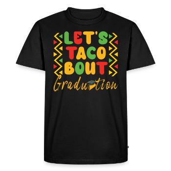 Cérémonie de remise des diplômes Let’s Taco Bout - T-shirt Premium bio Homme - noir - Devant - Nico (187cm)