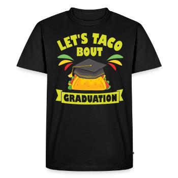 Cérémonie de remise des diplômes Let’s Taco Bout - T-shirt Premium bio Homme - noir - Devant - Nico (187cm)