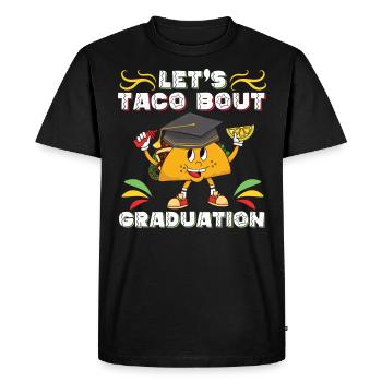 Cérémonie de remise des diplômes Let’s Taco Bout - T-shirt Premium bio Homme - noir - Devant - Nico (187cm)