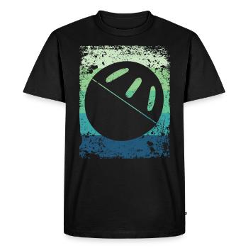 Pickleball Vintage Wiffleball Club - T-shirt Premium bio Homme - noir - Devant - Nico (187cm)