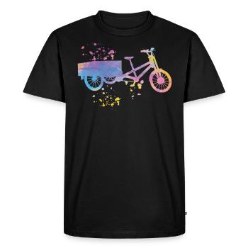 Heavy Duty Bike Cargo Bike Cargo Bike Cargo Bike - T-shirt Premium bio Homme - noir - Devant - Nico (187cm)