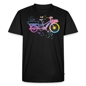 Heavy Duty Bike Cargo Bike Cargo Bike Cargo Bike - T-shirt Premium bio Homme - noir - Devant - Nico (187cm)