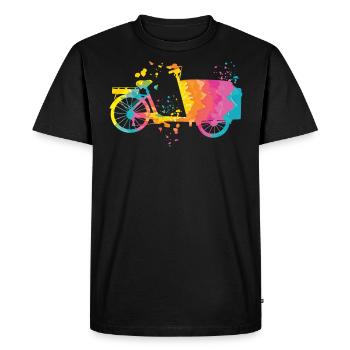 Heavy Duty Bike Cargo Bike Cargo Bike Cargo Bike - T-shirt Premium bio Homme - noir - Devant - Nico (187cm)