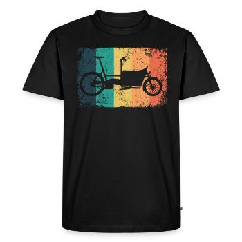 Lastenfahrrad Lastenrad Cargo Bike Cargobike - Männer Premium Bio T-Shirt - Schwarz - Vorne - Nico (187cm)