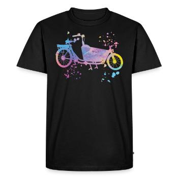 Heavy Duty Bike Cargo Bike Cargo Bike Cargo Bike - T-shirt Premium bio Homme - noir - Devant - Nico (187cm)