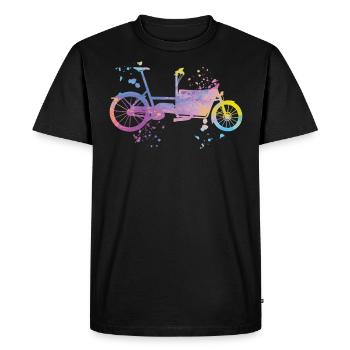 Heavy Duty Bike Cargo Bike Cargo Bike Cargo Bike - T-shirt Premium bio Homme - noir - Devant - Nico (187cm)