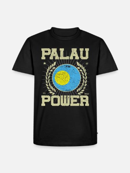Cool Palau, Design - Men's Premium Organic T-Shirt - black