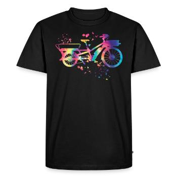 Heavy Duty Bike Cargo Bike Cargo Bike Cargo Bike - T-shirt Premium bio Homme - noir - Devant - Nico (187cm)