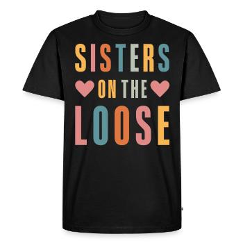 Sisters On The Loose Girls Reunion Trip - Men's Premium Organic T-Shirt - black - Front - Nico (187cm)