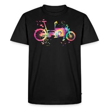 Heavy Duty Bicycles Cargo Bike Cargobike - T-shirt Premium bio Homme - noir - Devant - Nico (187cm)