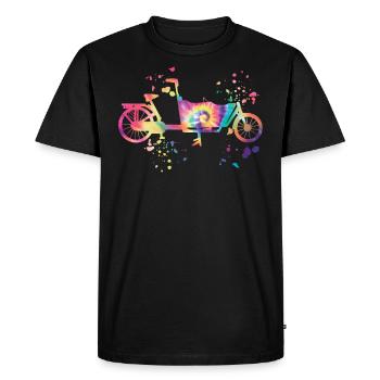 Heavy Duty Bike Cargo Bike Cargo Bike Cargo Bike - T-shirt Premium bio Homme - noir - Devant - Nico (187cm)