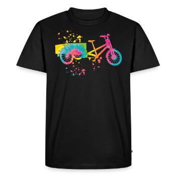 Heavy Duty Bike Cargo Bike Cargo Bike Cargo Bike - T-shirt Premium bio Homme - noir - Devant - Nico (187cm)