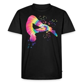 Plongeon, Saut artistique, Plongeon synchronisé - T-shirt Premium bio Homme - noir - Devant - Nico (187cm)
