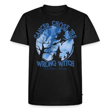 Cancer Witch Dark Blue Colon - Men's Premium Organic T-Shirt - black - Front - Nico (187cm)