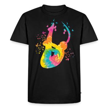 Plongeon, Saut artistique, Plongeon synchronisé - T-shirt Premium bio Homme - noir - Devant - Nico (187cm)