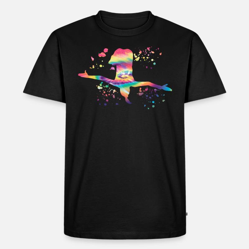 Turmspringen Kunstspringen Synchronspringen - Männer Premium Bio T-Shirt - Schwarz