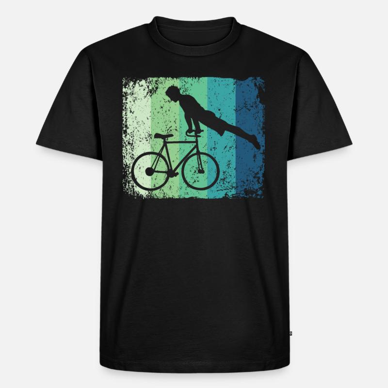 Kunstradfahren Kunstradfahrer - Männer Premium Bio T-Shirt - Schwarz