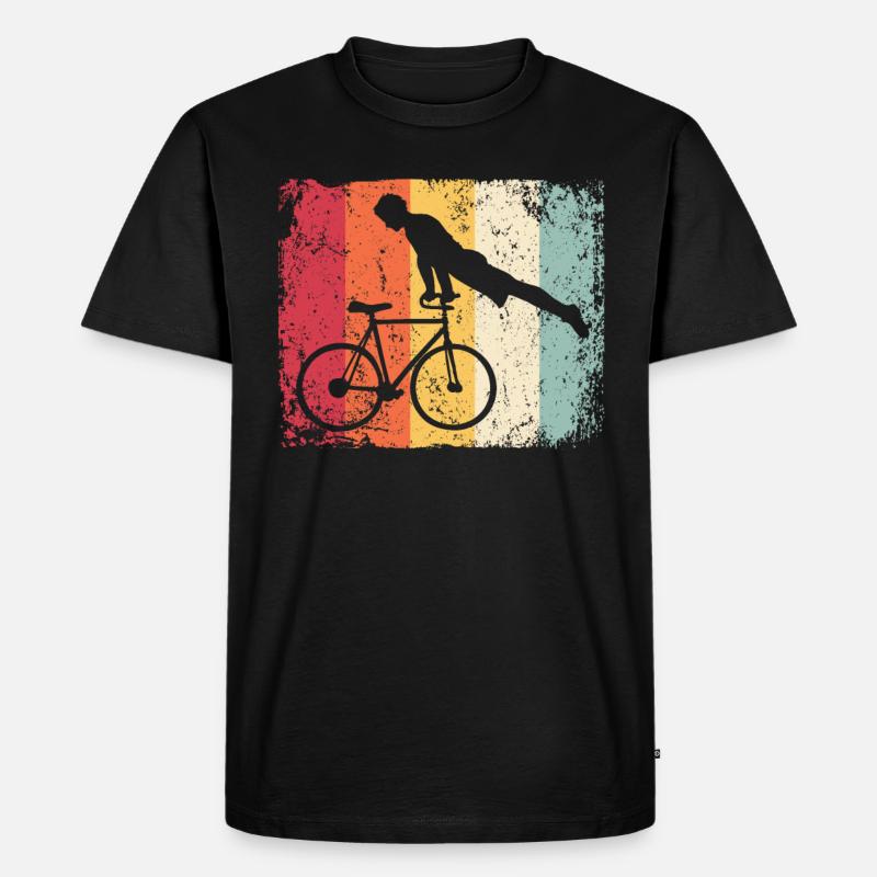 Kunstradfahren Kunstradfahrer - Männer Premium Bio T-Shirt - Schwarz