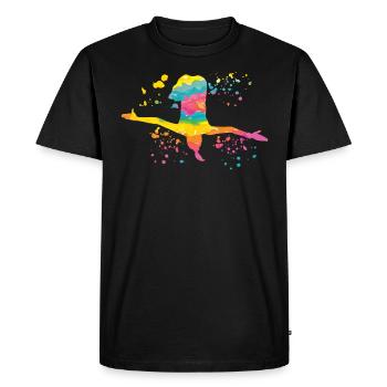 Conception de plate-forme de plongée haute - T-shirt Premium bio Homme - noir - Devant - Nico (187cm)
