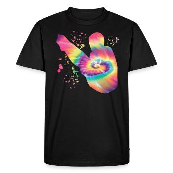 Plongeon, Plongeon synchronisé, Saut artistique - T-shirt Premium bio Homme - noir - Devant - Nico (187cm)