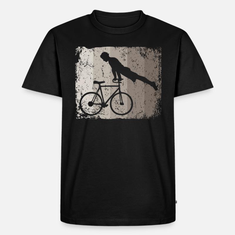 Kunstradfahren Kunstradfahrer - Männer Premium Bio T-Shirt - Schwarz