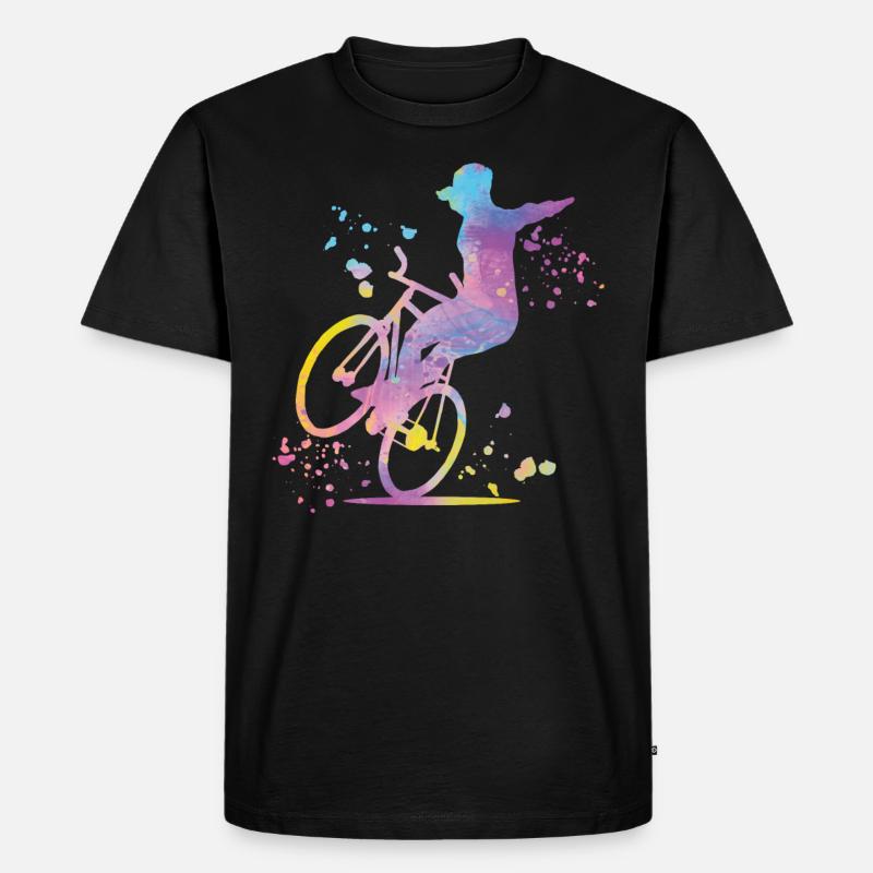 Kunstradfahren Kunstradfahrer - Männer Premium Bio T-Shirt - Schwarz