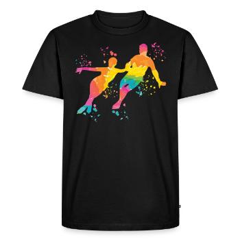 Figure Skater Ice Skating Figure Skating - Men's Premium Organic T-Shirt - black - Front - Nico (187cm)