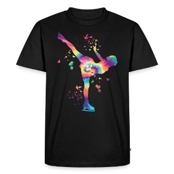 Figure Skater Ice Skating Figure Skating - Men's Premium Organic T-Shirt - black - Front - Nico (187cm)