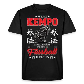 If Kempo Karate Were Easy - Men's Premium Organic T-Shirt - black - Front - Nico (187cm)
