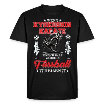 If Kyokushin Karate Were Easy - Men's Premium Organic T-Shirt - black - Front - Nico (187cm)