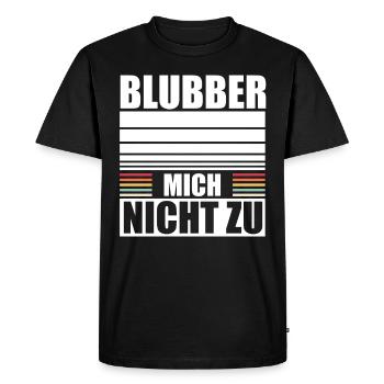 Ne me fais pas bouillir à aucun intérêt misanthrope - T-shirt Premium bio Homme - noir - Devant - Nico (187cm)
