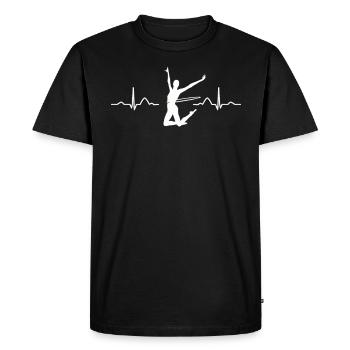 Rhythmic gymnastics - Men's Premium Organic T-Shirt - black - Front - Nico (187cm)