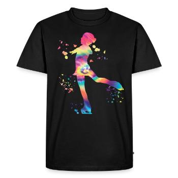 Figure Skater Ice Skating Figure Skating - Men's Premium Organic T-Shirt - black - Front - Nico (187cm)