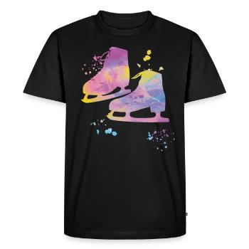 Figure Skater Ice Skating Figure Skating - Men's Premium Organic T-Shirt - black - Front - Nico (187cm)