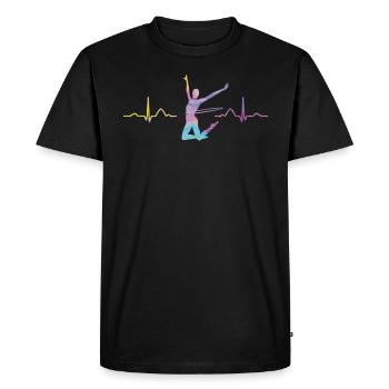 Rhythmic gymnastics - Men's Premium Organic T-Shirt - black - Front - Nico (187cm)