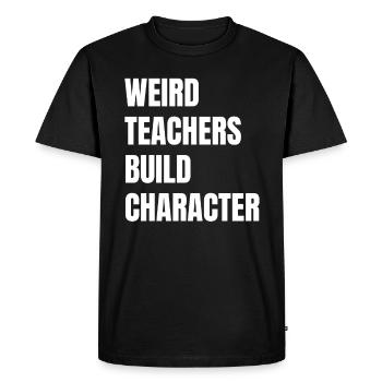 Enseignants bizarres Professeurs drôles d’école - T-shirt Premium bio Homme - noir - Devant - Nico (187cm)