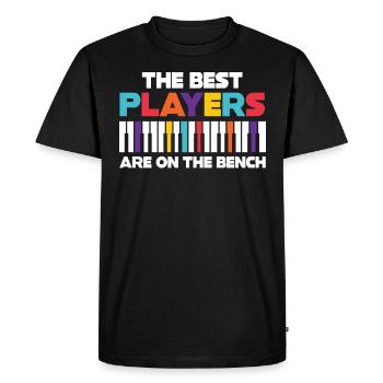 Les meilleurs joueurs Pianiste Pianiste - T-shirt Premium bio Homme - noir - Devant - Nico (187cm)
