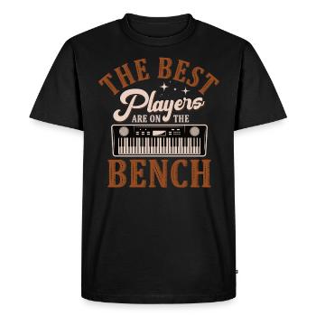 Les meilleurs joueurs Pianiste Pianiste - T-shirt Premium bio Homme - noir - Devant - Nico (187cm)
