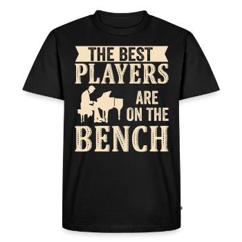 Les meilleurs joueurs Pianiste Pianiste - T-shirt Premium bio Homme - noir - Devant - Nico (187cm)