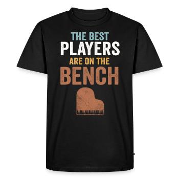 Les meilleurs joueurs Pianiste Pianiste - T-shirt Premium bio Homme - noir - Devant - Nico (187cm)