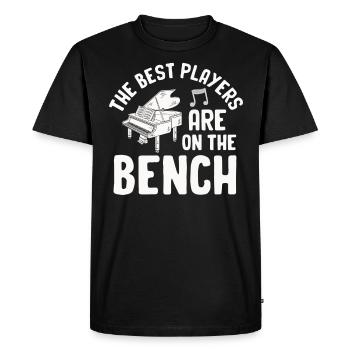Les meilleurs joueurs Pianiste Pianiste - T-shirt Premium bio Homme - noir - Devant - Nico (187cm)