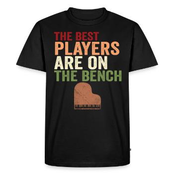 Les meilleurs joueurs Pianiste Pianiste - T-shirt Premium bio Homme - noir - Devant - Nico (187cm)