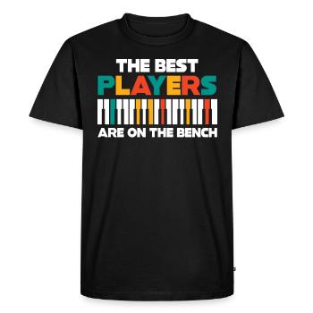 Les meilleurs joueurs Pianiste Pianiste - T-shirt Premium bio Homme - noir - Devant - Nico (187cm)