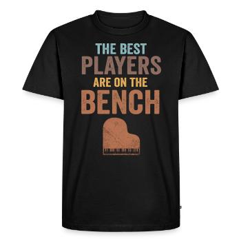 Les meilleurs joueurs Pianiste Pianiste - T-shirt Premium bio Homme - noir - Devant - Nico (187cm)